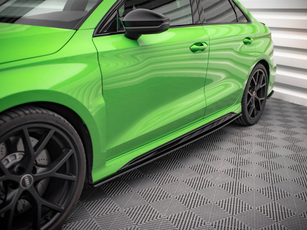 Maxton Design - Aftermarket  STREET PRO SIDE SKIRTS DIFFUSERS AUDI RS3 SEDAN 8Y (2020-)