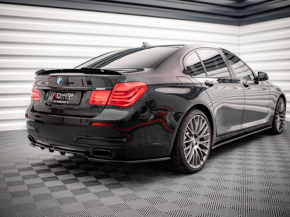 Maxton Design - Aftermarket  CENTRAL REAR SPLITTER (VERTICAL BARS) BMW 7 M-PACK F01 (2008-2013)