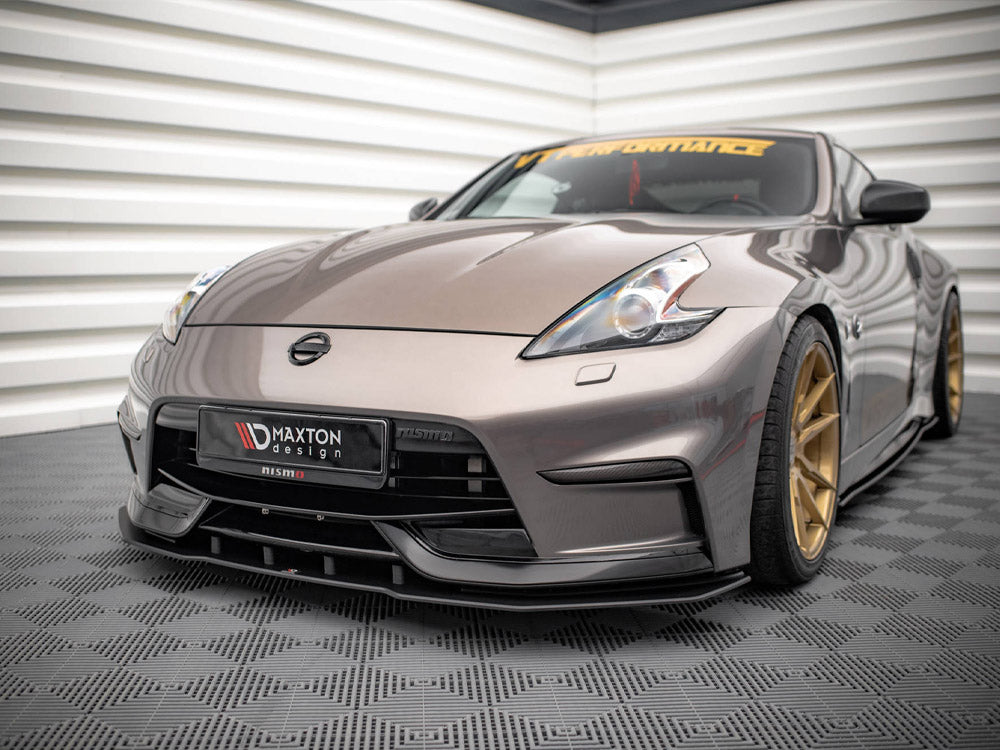 Maxton Design - Aftermarket  STREET PRO FRONT SPLITTER NISSAN 370Z NISMO FACELIFT (2014-2020)