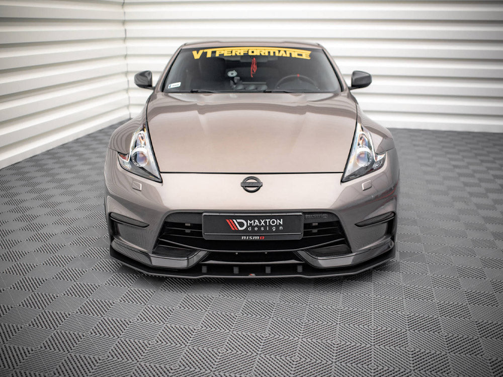 Maxton Design - Aftermarket  STREET PRO FRONT SPLITTER NISSAN 370Z NISMO FACELIFT (2014-2020)