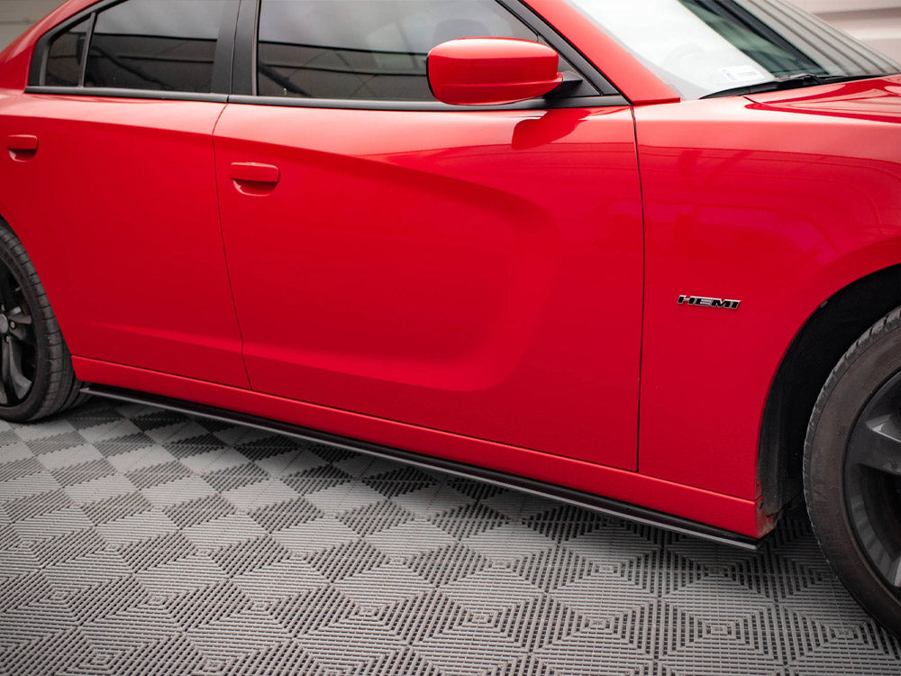Maxton Design - Aftermarket  STREET PRO SIDE SKIRTS DIFFUSERS DODGE CHARGER RT MK7 FACELIFT (2014-)