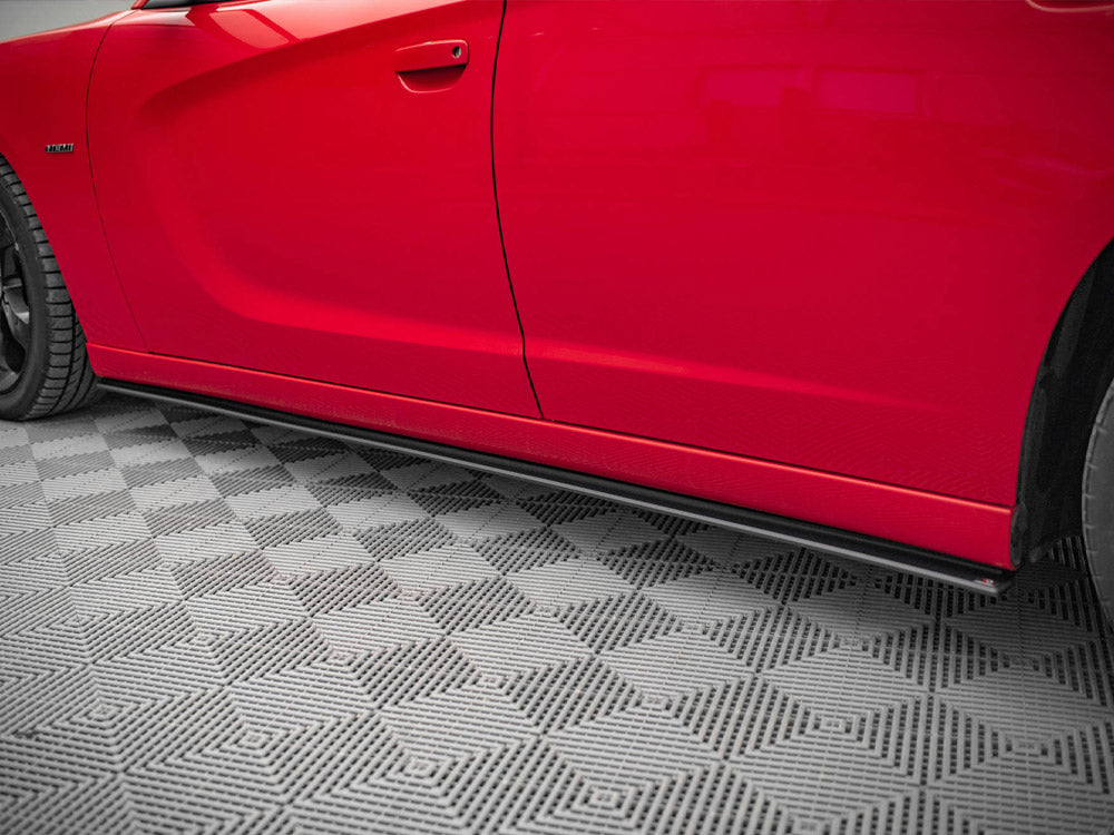 Maxton Design - Aftermarket  STREET PRO SIDE SKIRTS DIFFUSERS DODGE CHARGER RT MK7 FACELIFT (2014-)