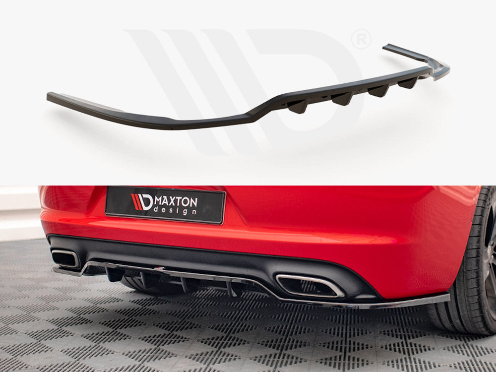 Maxton Design - Aftermarket  CENTRAL REAR SPLITTER (VERTICAL BARS) DODGE CHARGER RT MK7 FACELIFT (2014-2023)