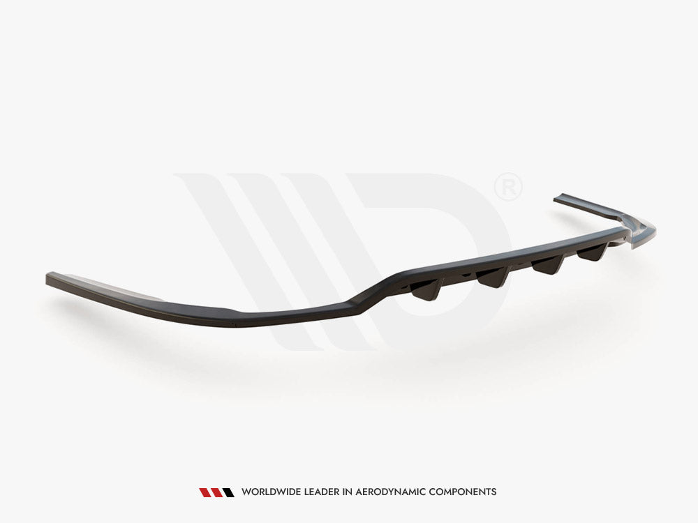 Maxton Design - Aftermarket  CENTRAL REAR SPLITTER (VERTICAL BARS) DODGE CHARGER RT MK7 FACELIFT (2014-2023)