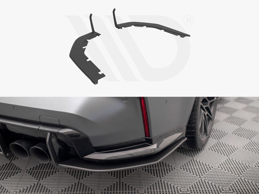 Maxton Design - Aftermarket  Street PRO Rear Side Splitters V.1 BMW M3 Sedan / Touring G80 / G81