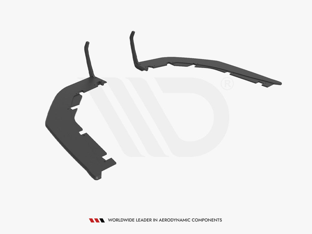 Maxton Design - Aftermarket  Street PRO Rear Side Splitters V.1 BMW M3 Sedan / Touring G80 / G81