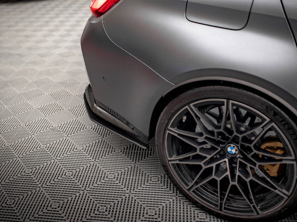 Maxton Design - Aftermarket  Street PRO Rear Side Splitters V.1 BMW M3 Sedan / Touring G80 / G81