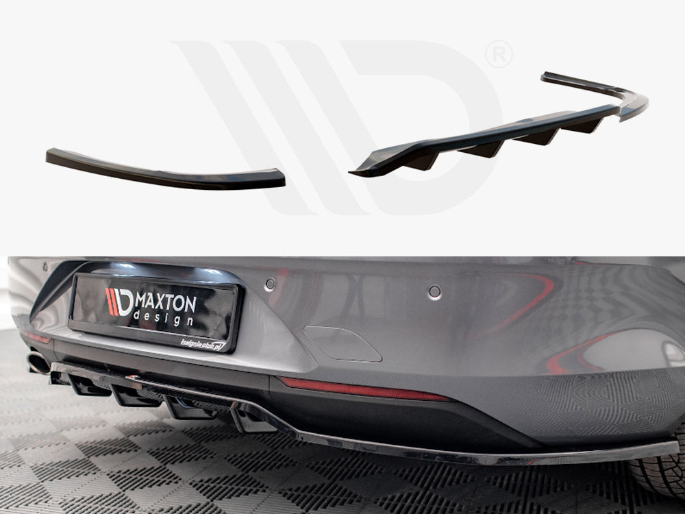 Maxton Design - Aftermarket  CENTRAL REAR SPLITTER (VERTICAL BARS) OPEL / VAUXHALL INSIGNIA MK2