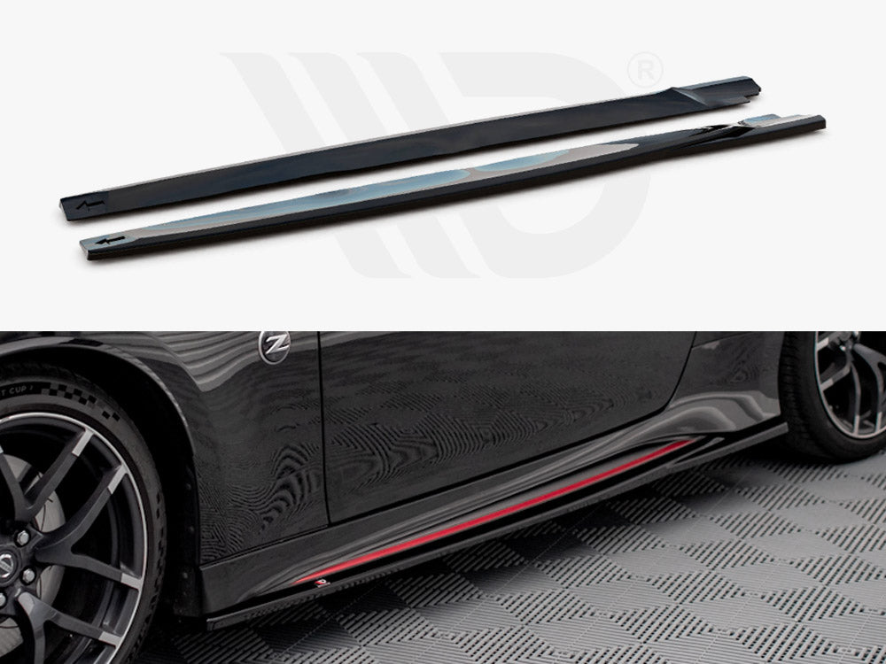 Maxton Design - Aftermarket  SIDE SKIRTS DIFFUSERS V.2 NISSAN 370Z NISMO FACELIFT (2014-2020)