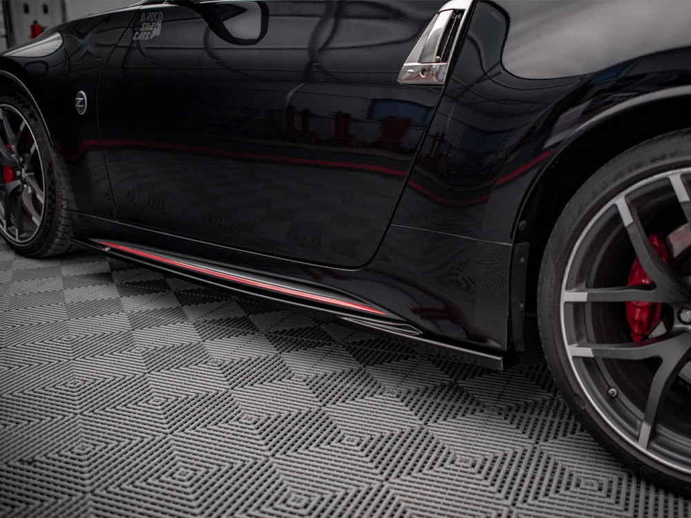 Maxton Design - Aftermarket  SIDE SKIRTS DIFFUSERS V.2 NISSAN 370Z NISMO FACELIFT (2014-2020)