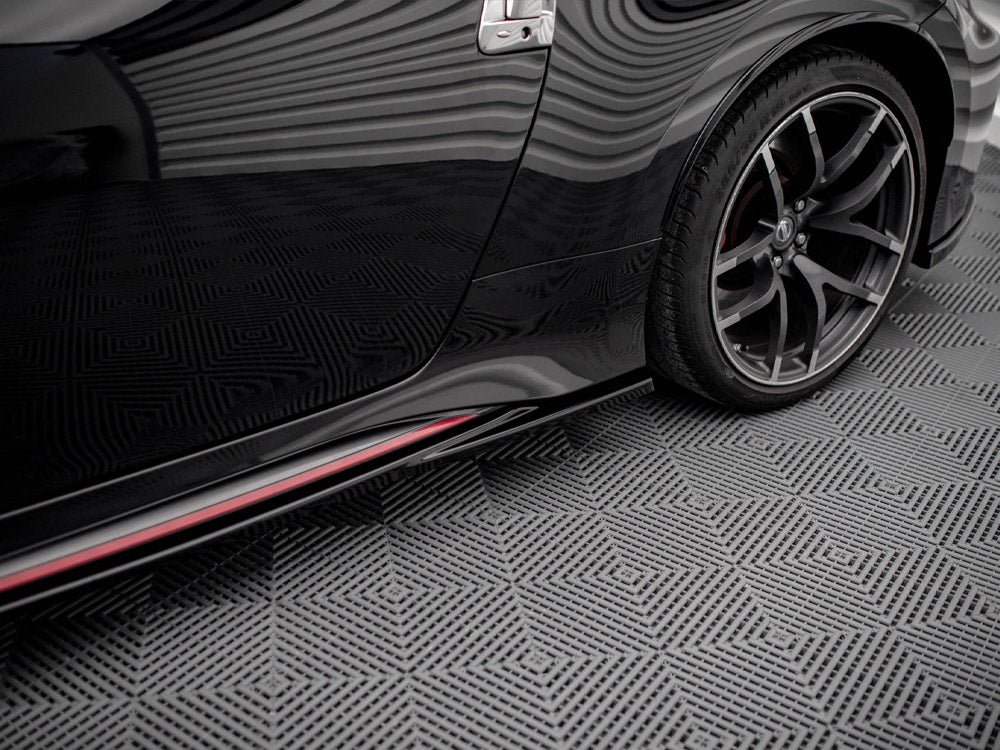 Maxton Design - Aftermarket  SIDE SKIRTS DIFFUSERS V.2 NISSAN 370Z NISMO FACELIFT (2014-2020)
