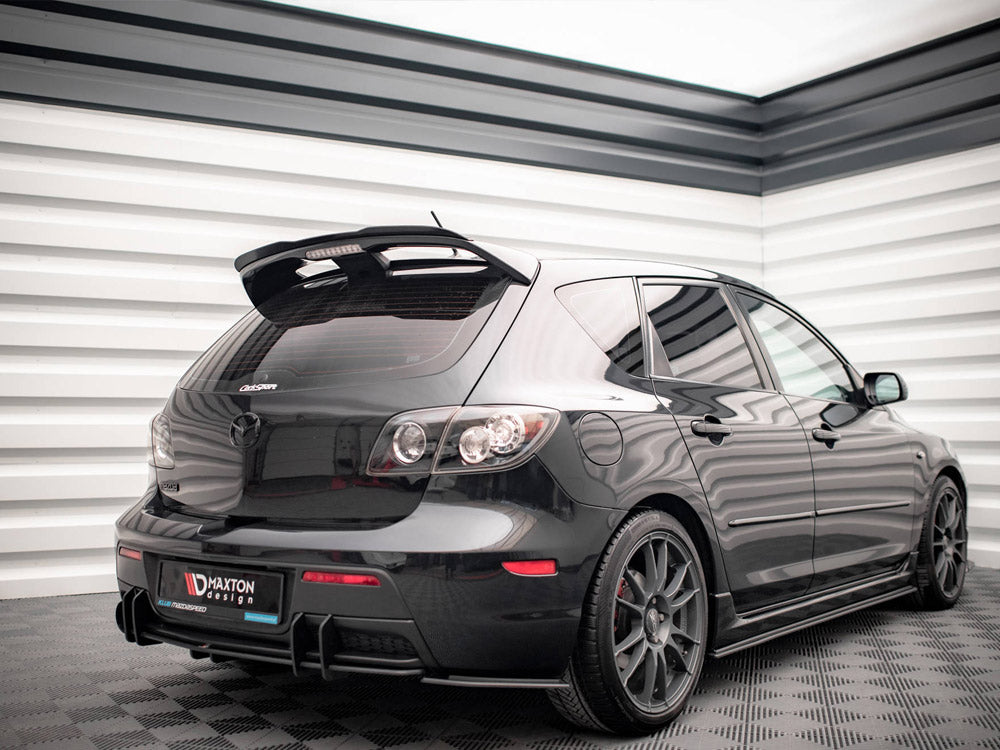 Maxton Design - Aftermarket  STREET PRO REAR SIDE SPLITTERS MAZDA 3 MPS MK1 (2006-2008)