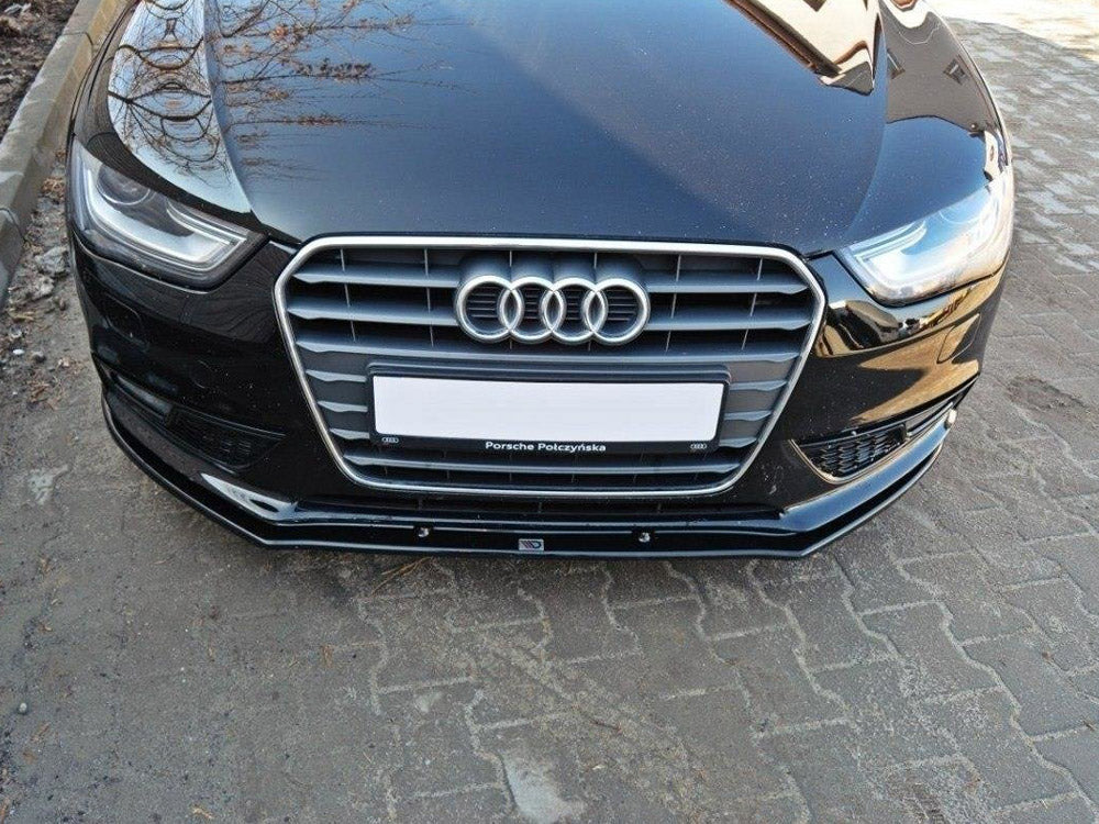 Maxton Design - Aftermarket  FRONT SPLITTER V.1 AUDI A4 B8 (FACELIFT)