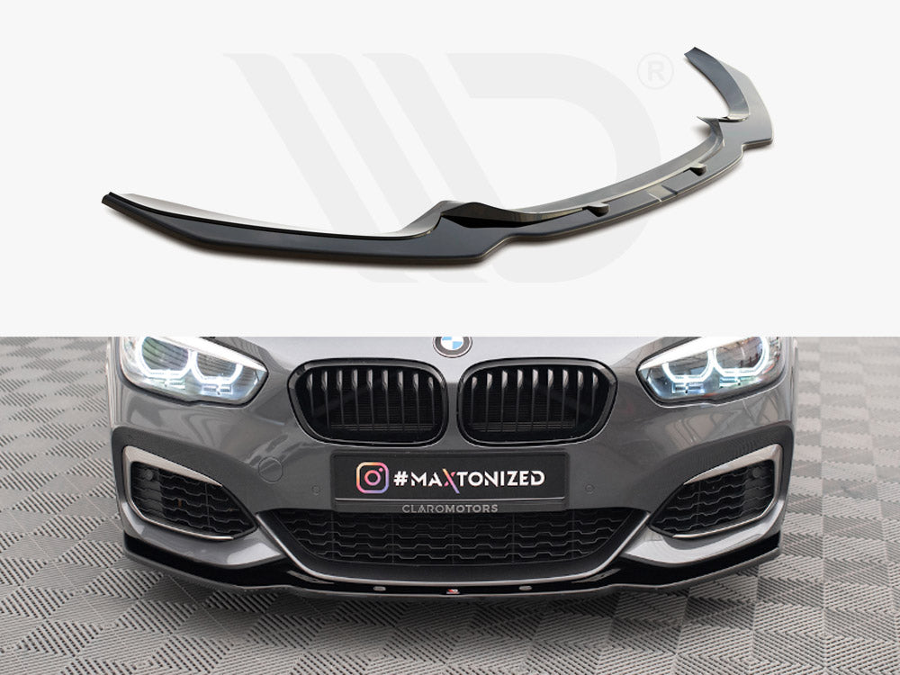 Maxton Design - Aftermarket  FRONT SPLITTER V.1 BMW 1 F20/F21 M-POWER FACELIFT (2015-2019)