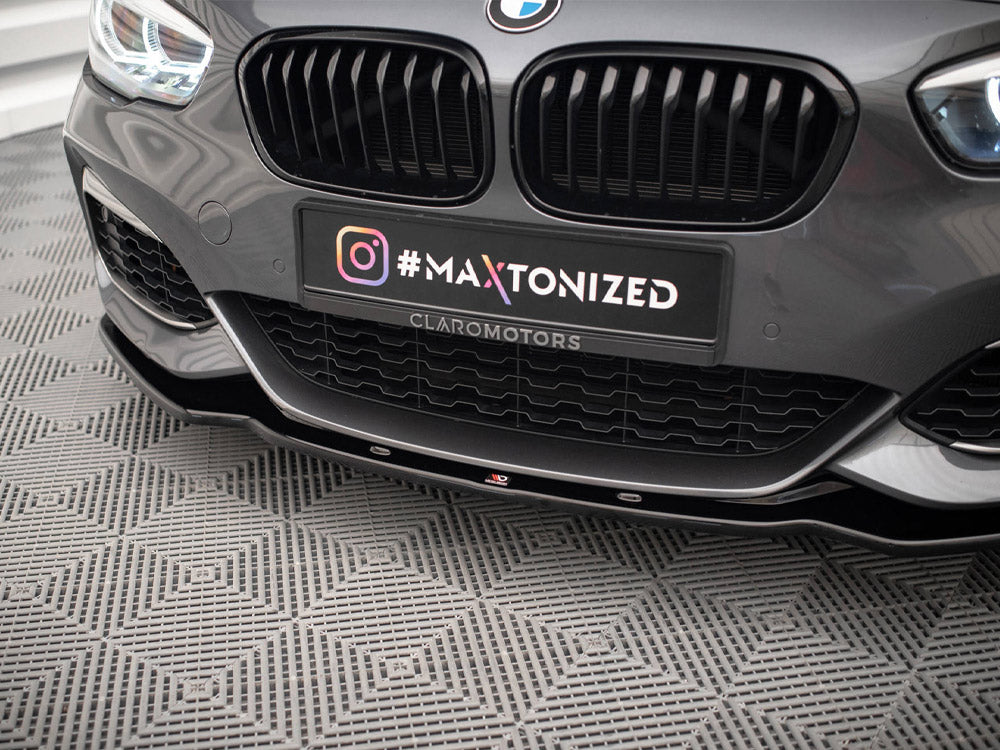Maxton Design - Aftermarket  FRONT SPLITTER V.1 BMW 1 F20/F21 M-POWER FACELIFT (2015-2019)