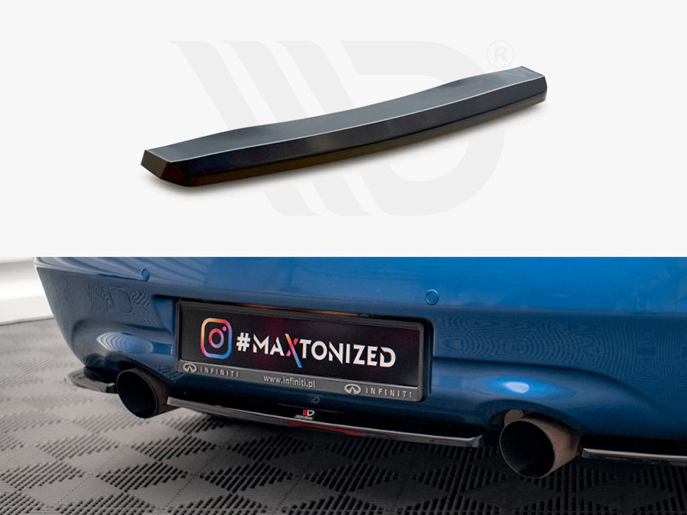 Maxton Design - Aftermarket  CENTRAL REAR SPLITTER INFINITI G37 COUPE