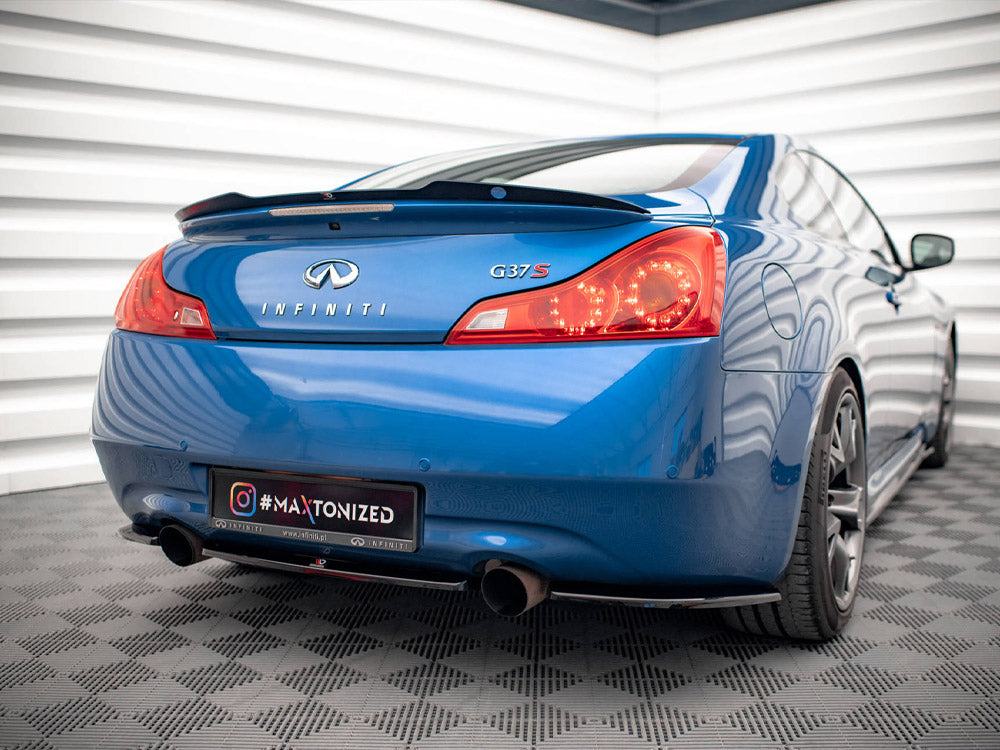 Maxton Design - Aftermarket  CENTRAL REAR SPLITTER INFINITI G37 COUPE