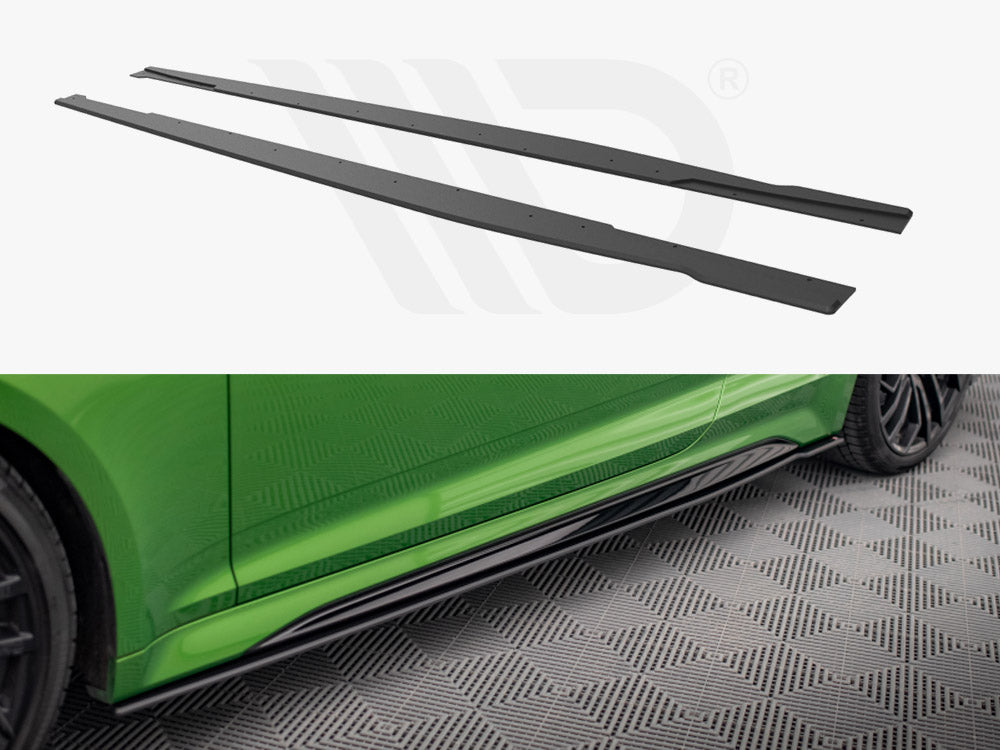 Maxton Design - Aftermarket  STREET PRO SIDE SKIRTS DIFFUSERS AUDI RS5 SPORTBACK F5 FACELIFT