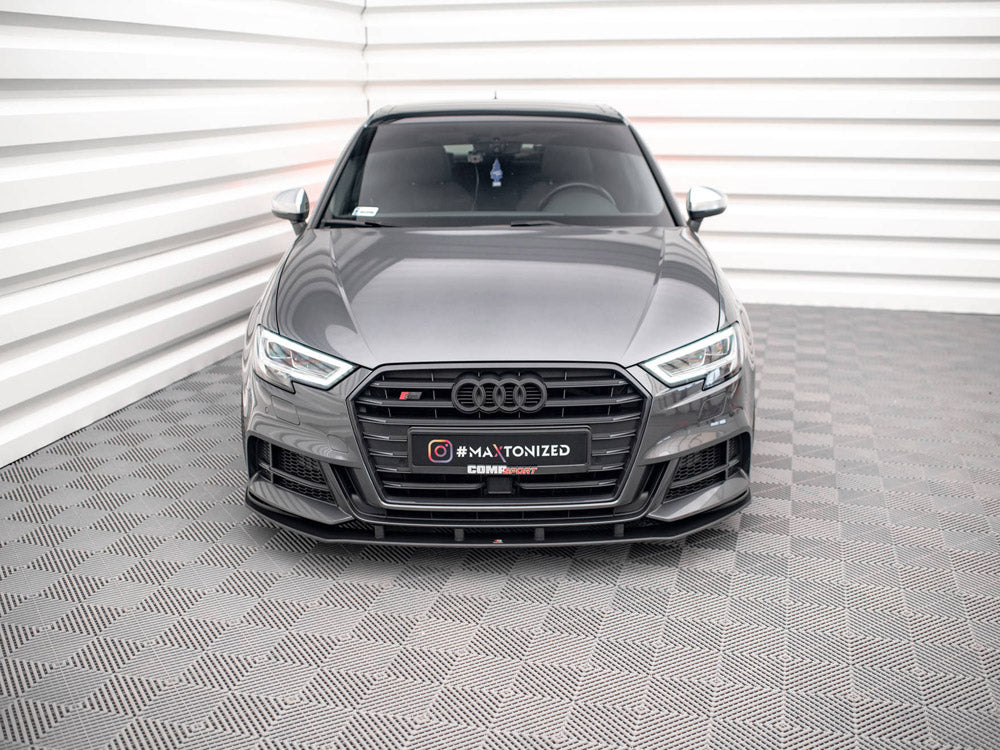 Maxton Design - Aftermarket  STREET PRO FRONT SPLITTER AUDI S3 SPORTBACK 8V FACELIFT