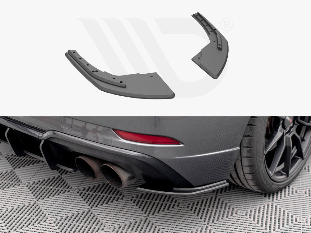 Maxton Design - Aftermarket  STREET PRO REAR SIDE SPLITTERS AUDI S3 SPORTBACK 8V FACELIFT