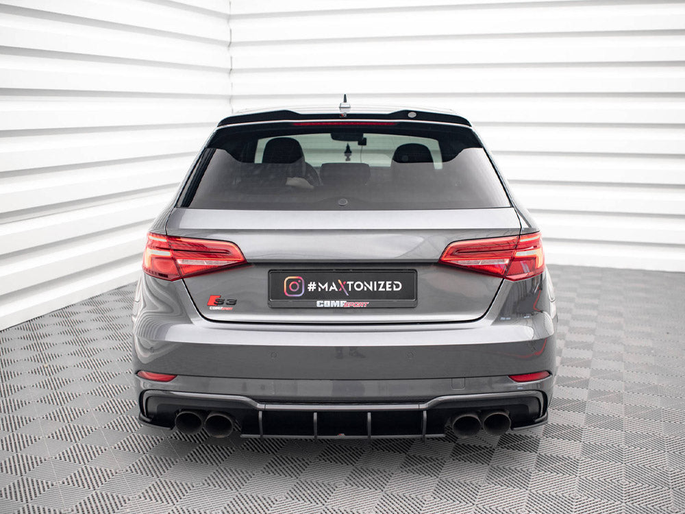 Maxton Design - Aftermarket  STREET PRO REAR SIDE SPLITTERS AUDI S3 SPORTBACK 8V FACELIFT
