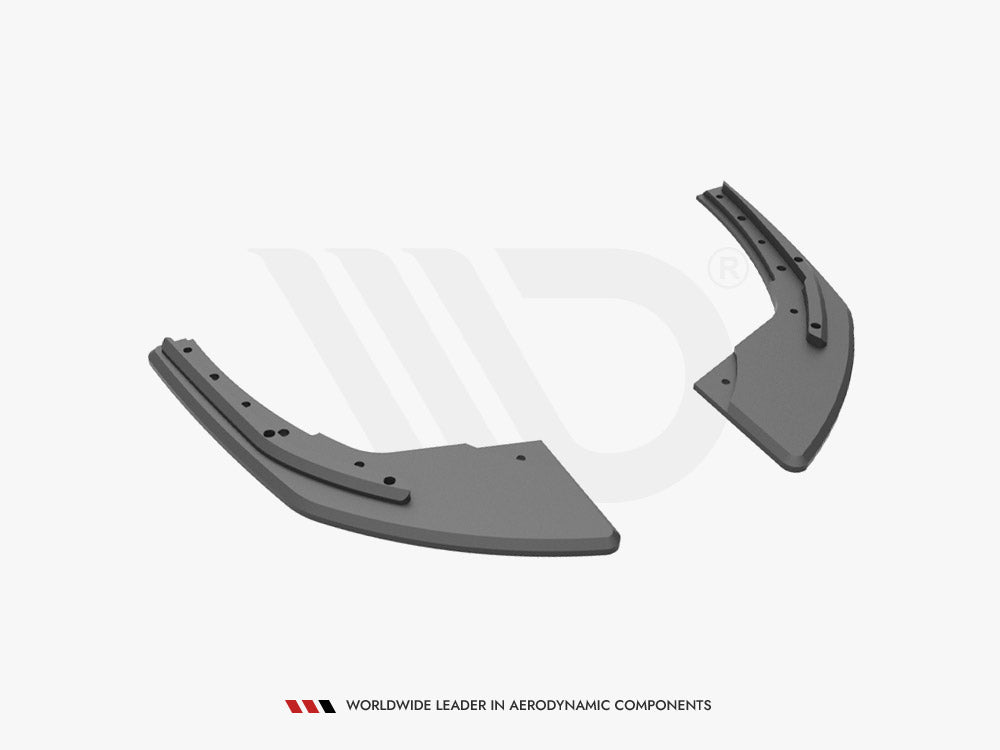 Maxton Design - Aftermarket  STREET PRO REAR SIDE SPLITTERS AUDI S3 SPORTBACK 8V FACELIFT