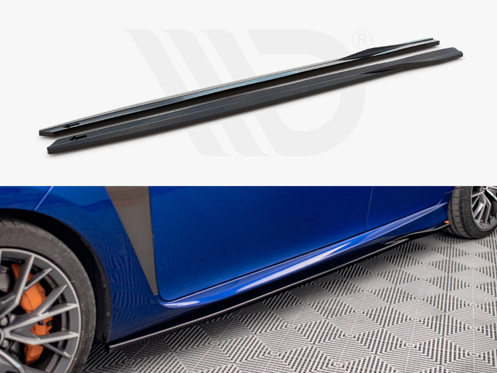 Maxton Design - Aftermarket  SIDE SKIRTS DIFFUSERS LEXUS GS F MK4 FACELIFT