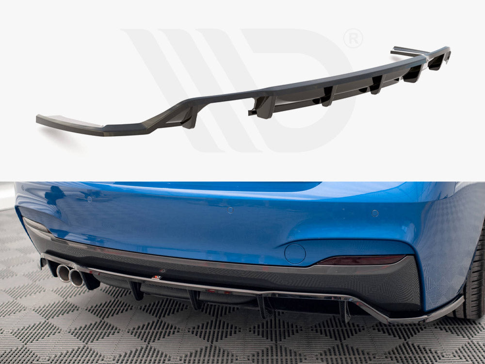 Maxton Design - Aftermarket  CENTRAL REAR SPLITTER (VERTICAL BARS) BMW 2 M-PACK F22