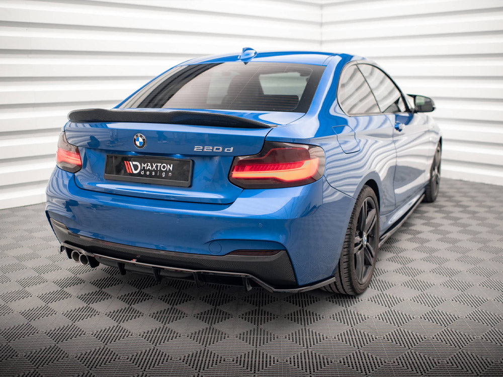 Maxton Design - Aftermarket  CENTRAL REAR SPLITTER (VERTICAL BARS) BMW 2 M-PACK F22