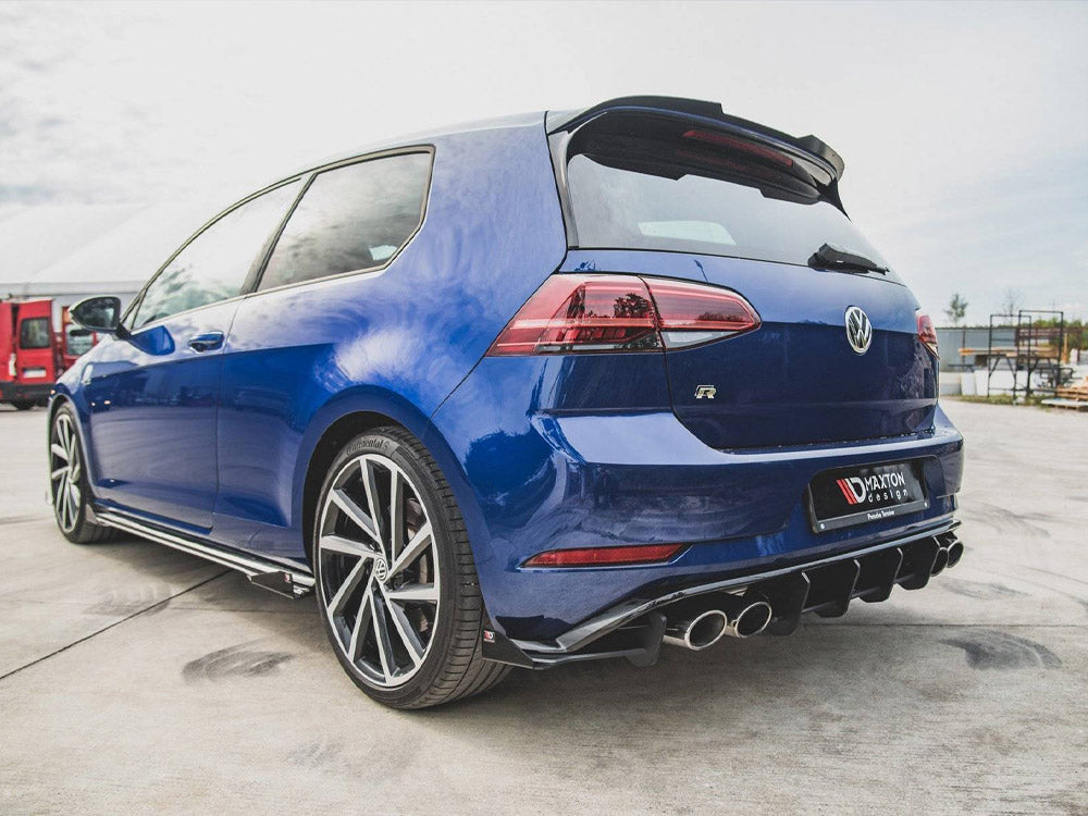 Maxton Design - Aftermarket  REAR SIDE FLAPS VW GOLF 7 R FACELIFT