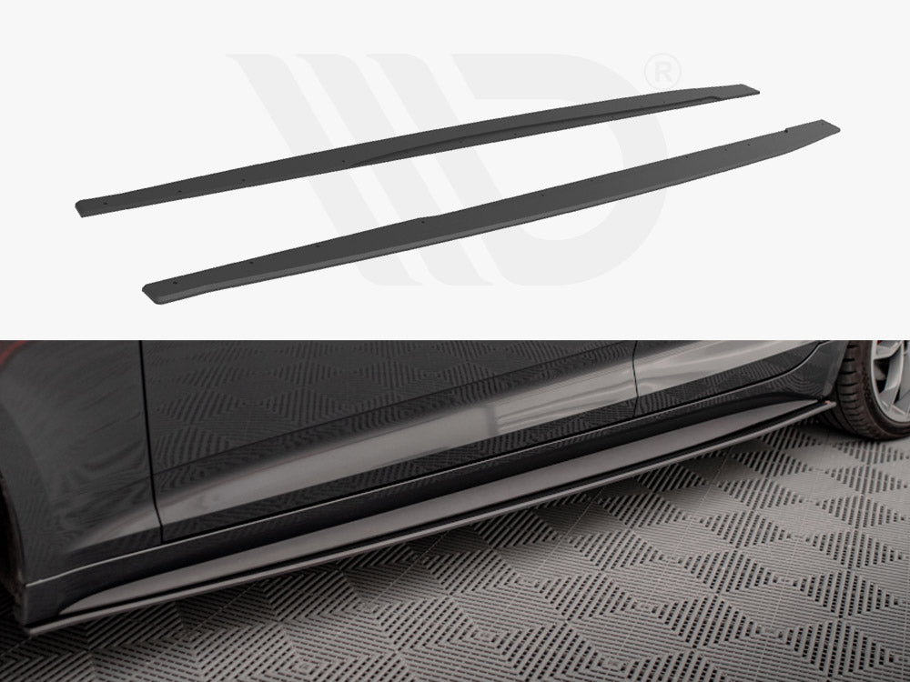 Maxton Design - Aftermarket  STREET PRO SIDE SKIRTS DIFFUSERS AUDI A5 S-LINE / S5 SPORTBACK F5