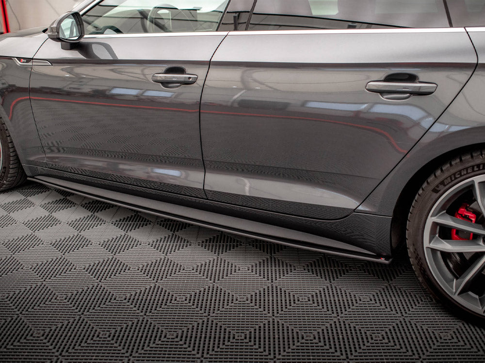 Maxton Design - Aftermarket  STREET PRO SIDE SKIRTS DIFFUSERS AUDI A5 S-LINE / S5 SPORTBACK F5