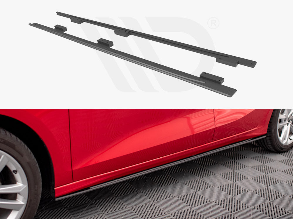 Maxton Design - Aftermarket  STREET PRO SIDE SKIRTS DIFFUSERS AUDI A3 8Y