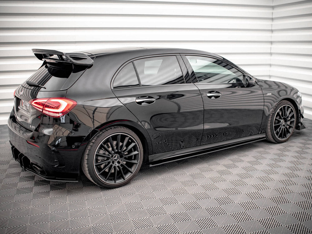 Maxton Design - Aftermarket  STREET PRO SIDE SKIRTS DIFFUSERS MERCEDES A35 AMG / AMG-LINE W177