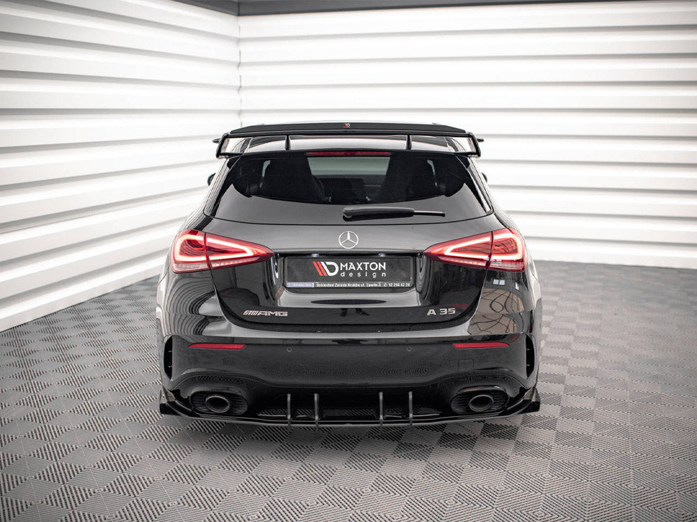 Maxton Design - Aftermarket  STREET PRO REAR VALANCE + FLAPS MERCEDES A35 AMG HATCHBACK W177