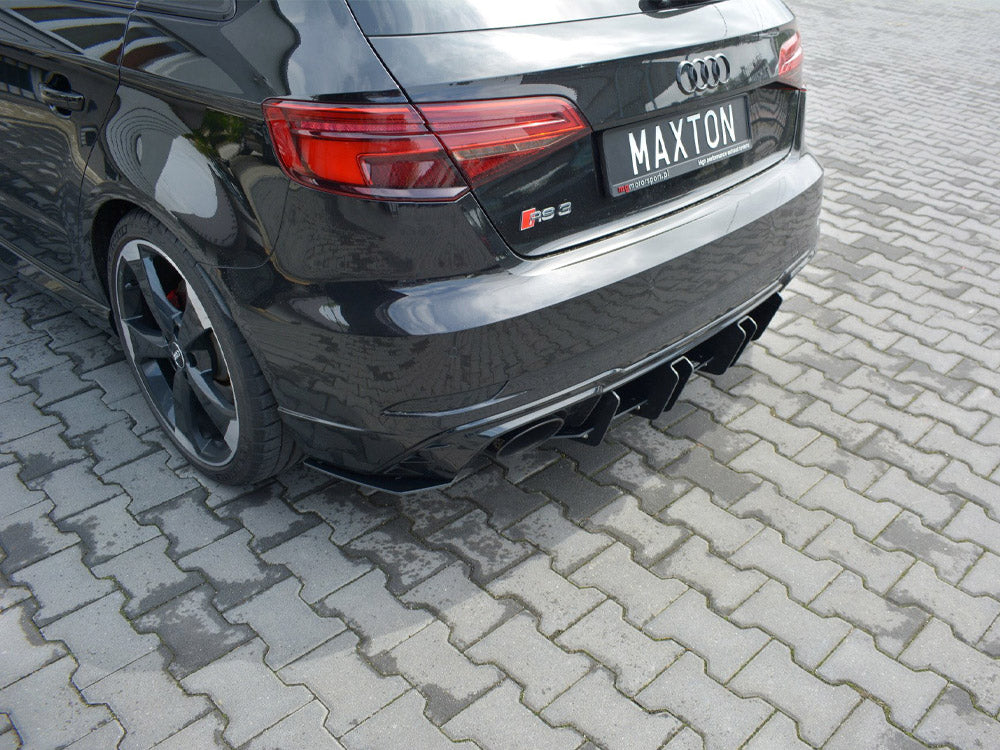 Maxton Design - Aftermarket  REAR DIFFUSER V.2 AUDI RS3 8V FL SPORTBACK
