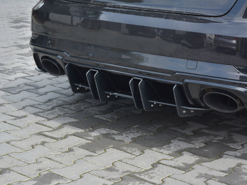 Maxton Design - Aftermarket  REAR DIFFUSER V.2 AUDI RS3 8V FL SPORTBACK