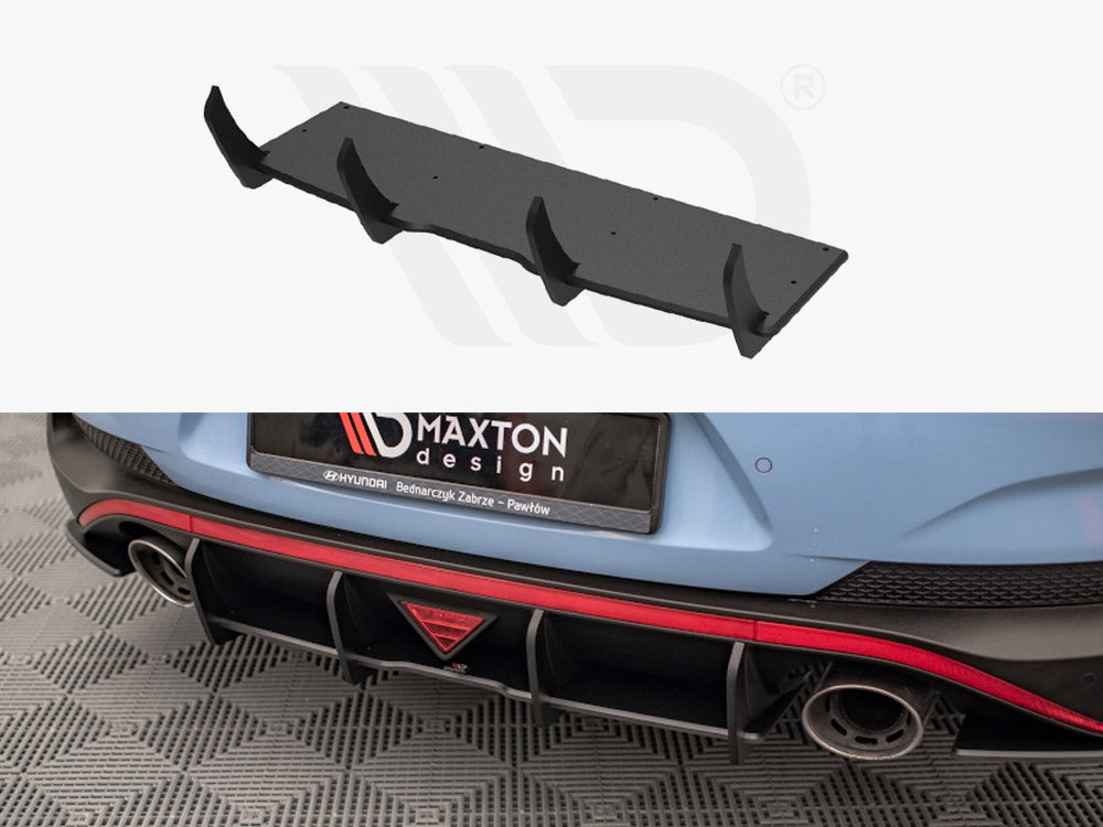 Maxton Design - Aftermarket  Street Pro Rear Diffuser Hyundai I30 N Fastback Mk3 Facelift