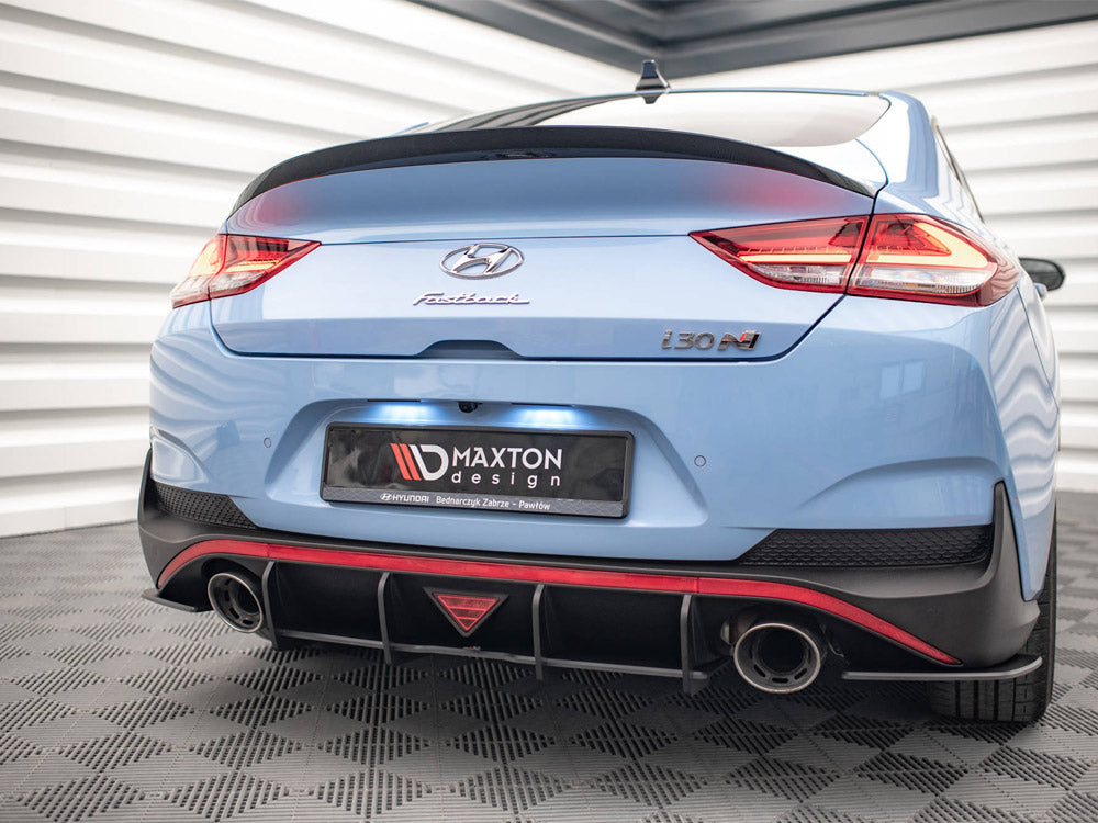 Maxton Design - Aftermarket  Street Pro Rear Diffuser Hyundai I30 N Fastback Mk3 Facelift