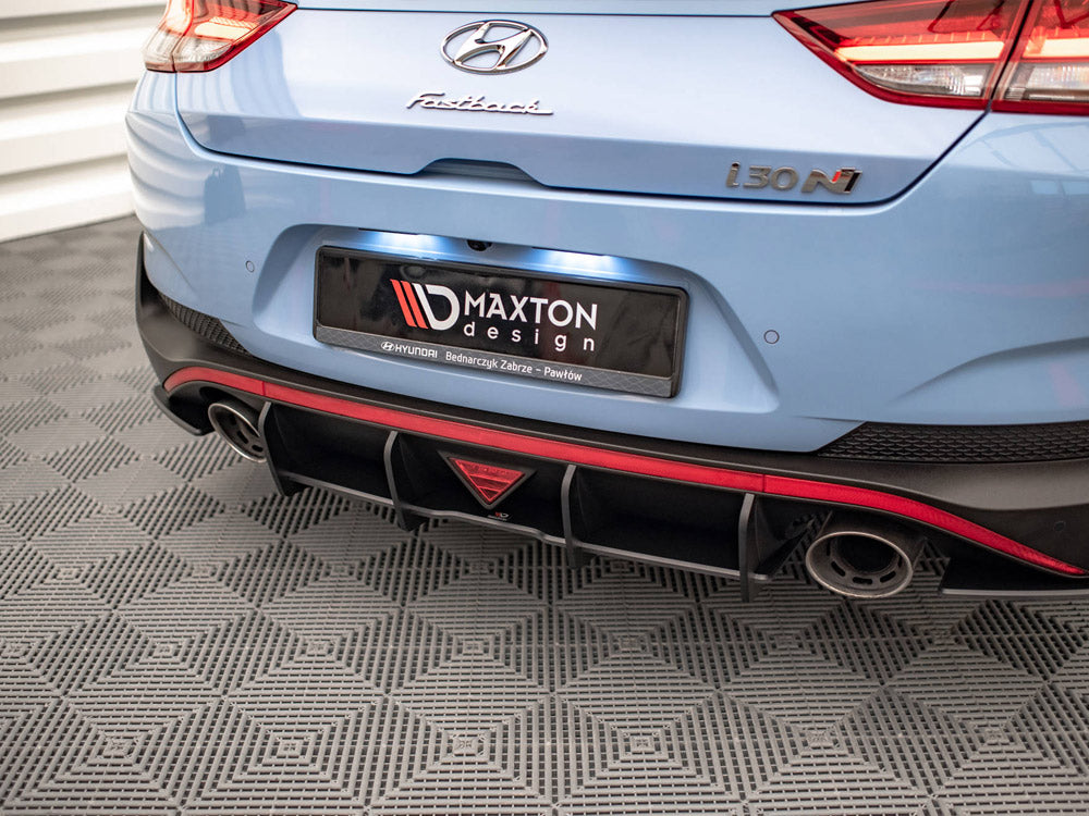 Maxton Design - Aftermarket  Street Pro Rear Diffuser Hyundai I30 N Fastback Mk3 Facelift