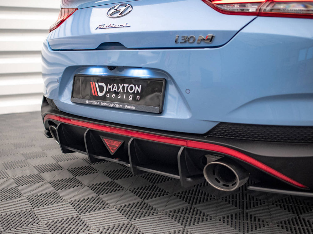 Maxton Design - Aftermarket  Street Pro Rear Diffuser Hyundai I30 N Fastback Mk3 Facelift