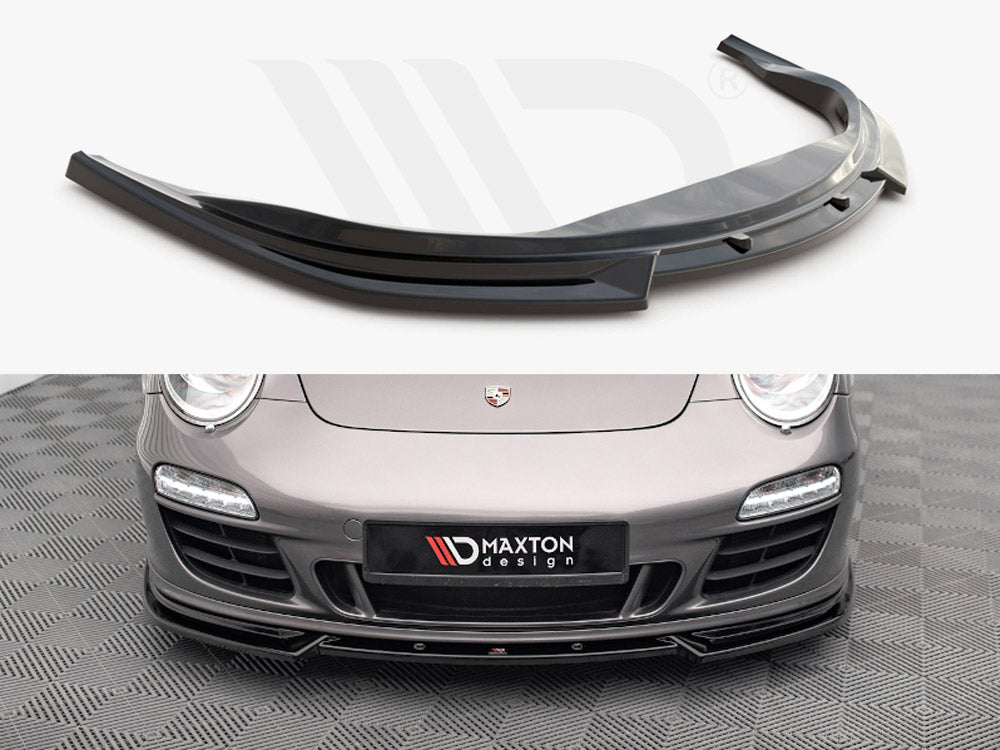Maxton Design - Aftermarket  FRONT SPLITTER V.2 PORSCHE 911 CARRERA GTS 997 FACELIFT