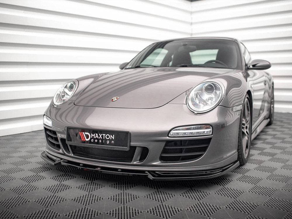 Maxton Design - Aftermarket  FRONT SPLITTER V.2 PORSCHE 911 CARRERA GTS 997 FACELIFT
