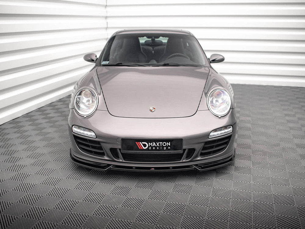 Maxton Design - Aftermarket  FRONT SPLITTER V.2 PORSCHE 911 CARRERA GTS 997 FACELIFT