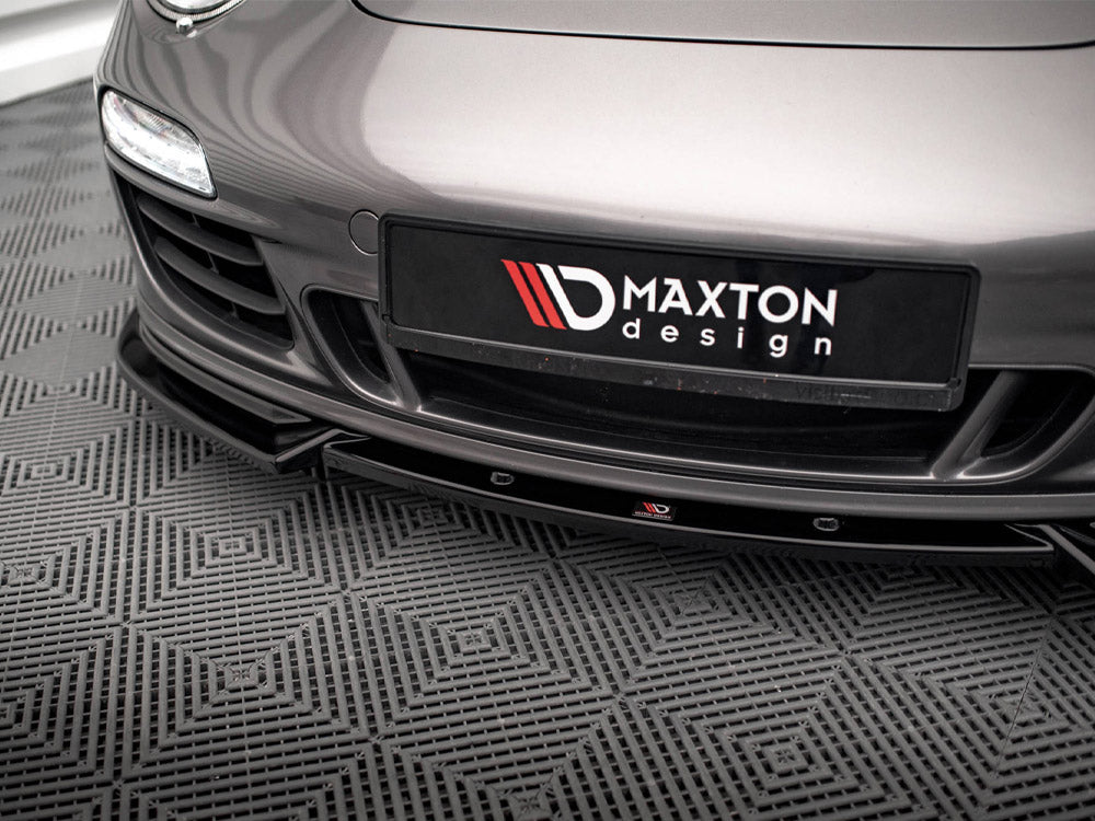 Maxton Design - Aftermarket  FRONT SPLITTER V.2 PORSCHE 911 CARRERA GTS 997 FACELIFT