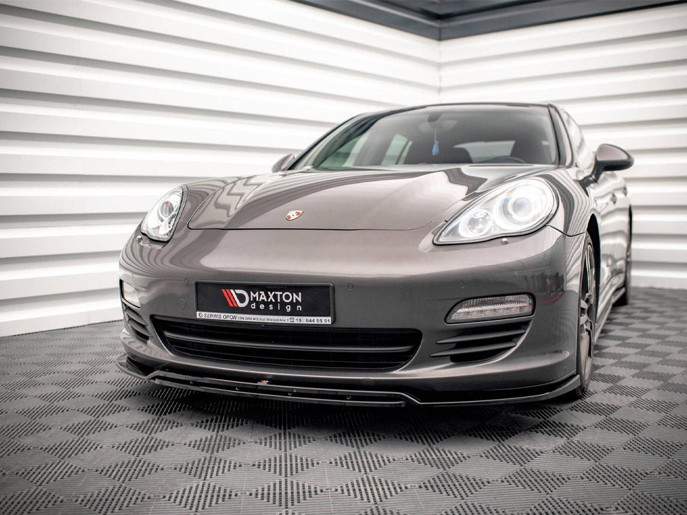 Maxton Design - Aftermarket  FRONT SPLITTER V.1 PORSCHE PANAMERA / PANAMERA DIESEL 970