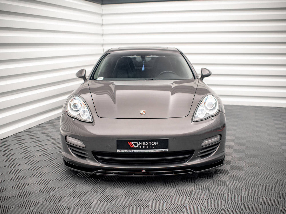 Maxton Design - Aftermarket  FRONT SPLITTER V.1 PORSCHE PANAMERA / PANAMERA DIESEL 970