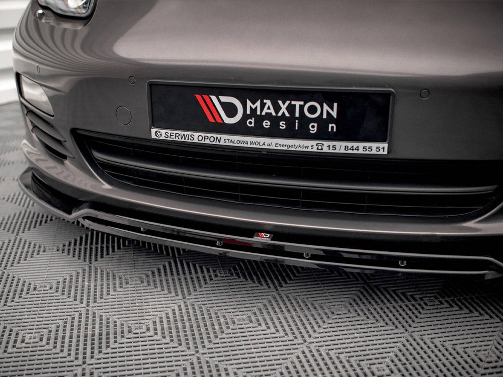 Maxton Design - Aftermarket  FRONT SPLITTER V.1 PORSCHE PANAMERA / PANAMERA DIESEL 970