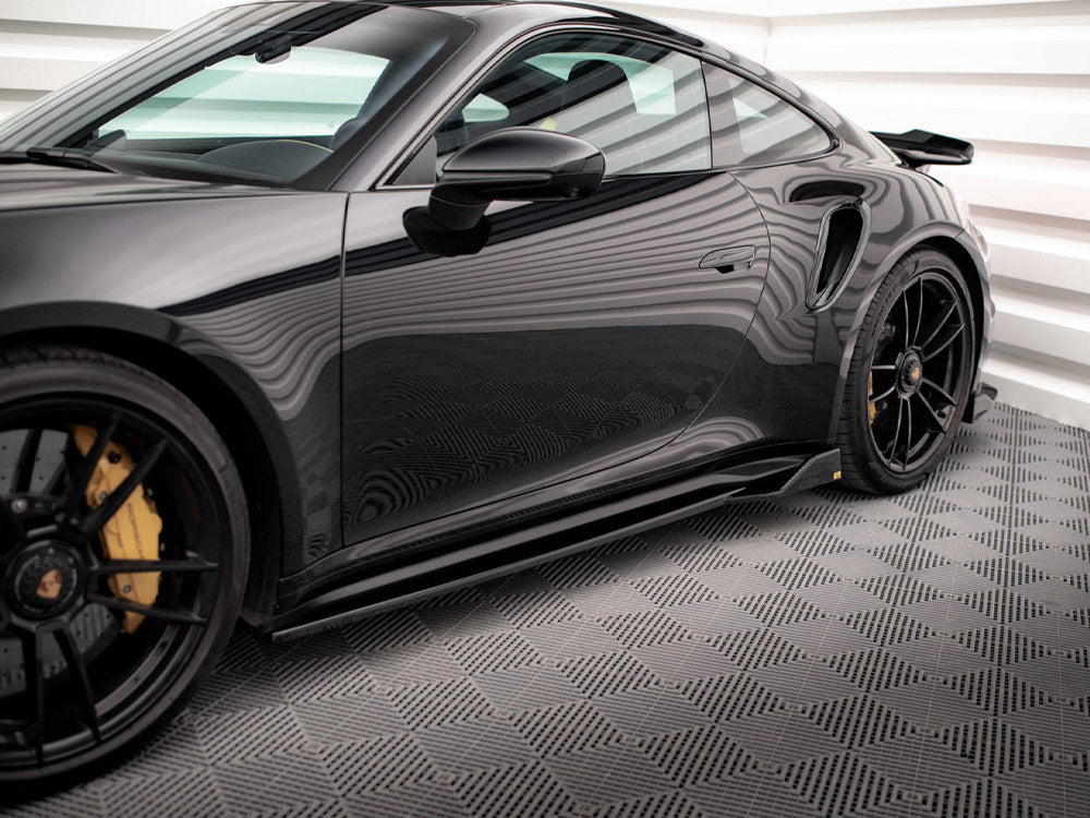 Maxton Design - Aftermarket  SIDE SKIRTS DIFFUSERS PORSCHE 911 TURBO S 992