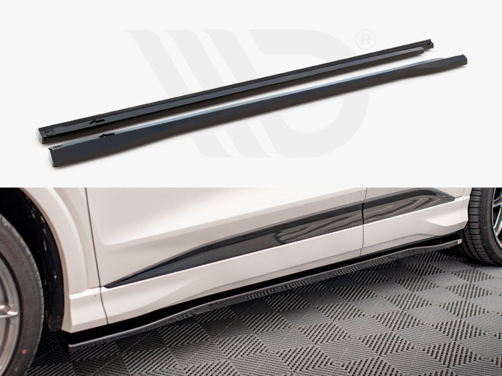 Maxton Design - Aftermarket  SIDE SKIRTS DIFFUSERS AUDI Q4 E-TRON SPORTBACK MK1